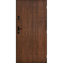 Drzwi zewnętrzne NEPTUN Orzech 80 prawe