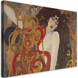 Obraz na płótnie, Kobieca abstrakcja - G. Klimt