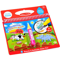 Dla Dzieci Kolorowanka Wodna Z Pisakiem Zwierzęta