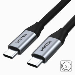 Kabel USB-C USB-C 2m Unitek (4K 60Hz, 5Gbps)