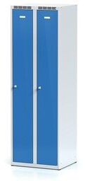 Metalowa szafka ubraniowa, 2-drzwiowa, 1800 x 600 x