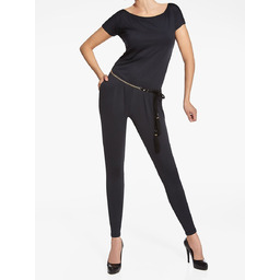 Damski kombinezon Paula 100 DEN czarny Bas Bleu