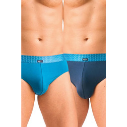 Slipy męskie bambusowe (2pack) sportowy krój z zewnętrzną