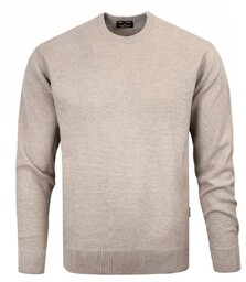 Męski Sweter Pako Jeans - Wełniany - Beżowy