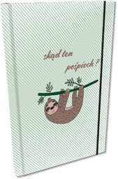 Elegancki Notes Notatnik z gumką A5 192 strony