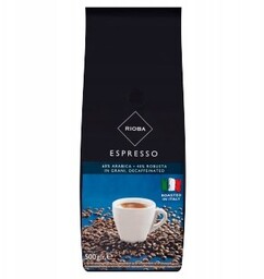 Kawa ziarnista Espresso Decaffeina 500g - Rioba