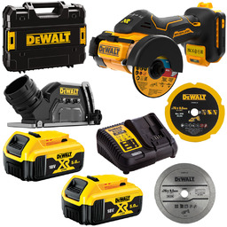 Akumulatorowa szlifierka kątowa przecinarka 76mm 18V 2x5Ah DeWALT