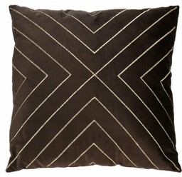 Poduszka dekoracyjna Reese brązowy, 45 x 45 cm