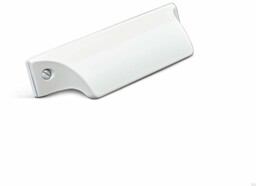 Uchwyt meblowy muszlowy Trani 64 Metalowy Biały Mat