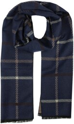 Męski Szalik z Wiskozy - Alties - Granat,