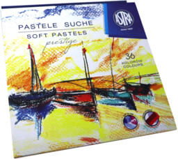 Pastele suche Astra Prestige 36 kolorów kwadratowe 323120003