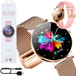 Smartwatch Manta Alexa złoty