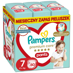 Pampers Premium Care Pants Pieluchomajtki, rozmiar 7, 80