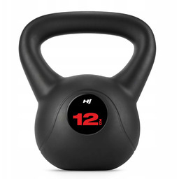 Kettlebell kompozytowy 12kg odważnik hantel ciężar winylowy antypoślizgowy
