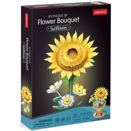 CUBIC FUN Puzzle 3D Flower Bouquet Słoneczniki W3303H