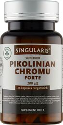 Singularis Superior Pikolinian Chromu Forte, 60 kapsułek wegańskich