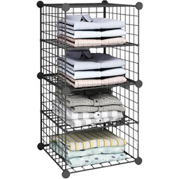 Wintem Żelazny organizer z siatki, 4 półki, oszczędzające