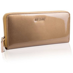 Portfel damski BETLEWSKI złoty BPD-VS-5201