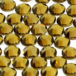 Cyrkonie do paznokci szklane SS10 Smoked topaz ok.50