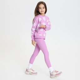 Sinsay - Komplet: bluza i legginsy - Fioletowy
