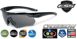 Okulary balistyczne ESS - Crossbow One Smoke Gray