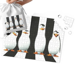 PUZZLE - Pingwiny z Madagaskaru WZORY Z BAJEK