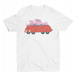 Koszulka Dziecięca-Świnka Peppa-Mix Kolory- 86 Xxxs