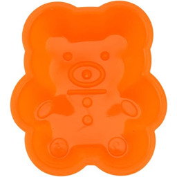 QLLQ Słodki niedźwiedź silikonowy pojemnik na ciasto kubek