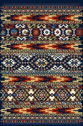 Dywan syntetyczny etno FD Standard Kamal granat