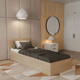 Łóżko z pojemnikiem 90 TRINO Dąb wotan