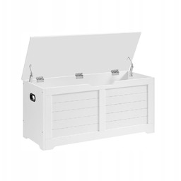 Skrzynia na pościel do przechowywania Drewniana do sypialni