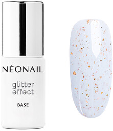 NEONAIL Baza do paznokci Glittery Effect WHITE SPARKLE