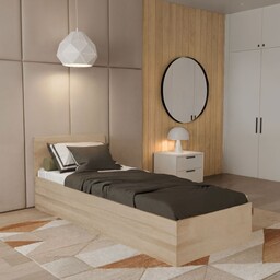 Łóżko z pojemnikiem 90 TRINO Sonoma