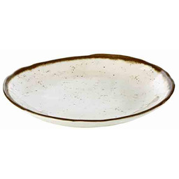 Talerz STONE ART z melaminy, 24.5x23.5x4 cm APS