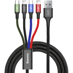 Baseus kabel przewód USB 4w1 2x Lightning /