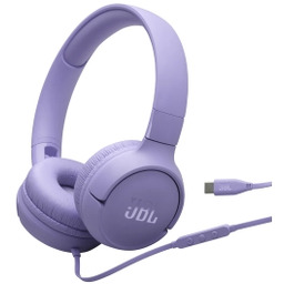 JBL Tune 520C USB-C Nauszne Mikrofon Fioletowy Słuchawki