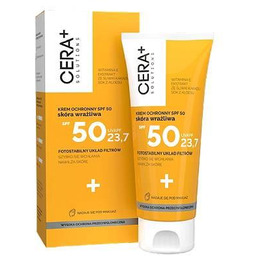 CERA+ Solutions Krem ochronny SPF50 skóra wrażliwa, 50ml