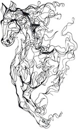 Stylowe, czarne dekoracyjne akcesoria ścienne, 41 x 66