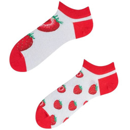Todo Socks Stopki, Strawberry,, Truskawki, Kolorowe Skarpetki Kolor