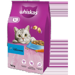 WHISKAS Karma Sucha Dla Kota 1+ Z Tuńczykiem