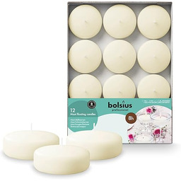 Bolsius Nieperfumowane Płynne Świece 7,6 cm - Kość