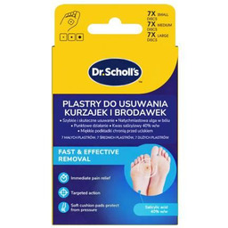 Dr. Scholl''s Plastry do usuwania kurzajek i brodawek,