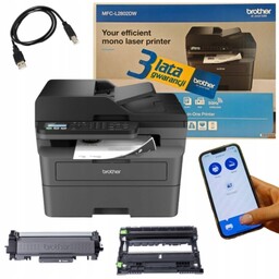 Drukarka wielofunkcyjna urządzenie duplex wifi laserowa Brother MFC-L2802DW