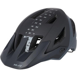 XLC Unisex kask Enduro dla dorosłych, czarny, 54-58