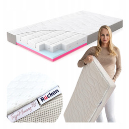 Materac 200x90 Piankowy Premium HR-50 Fizjomommy Średnio Twardy