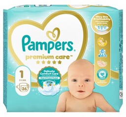 PAMPERS Pieluchy Premium Care 1 (26 szt.)