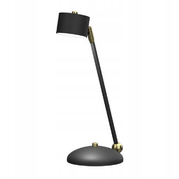 Lampka Biurkowa Arena Czarny Złoty 1xGX53 40cm