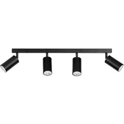 SPOT NOWOCZESNA LAMPA SUFITOWA CZARNA NEO W4