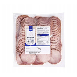 METRO Chef Kiełbasa krakowska wieprzowa plastry 500 g