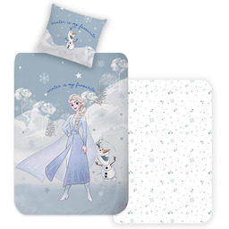 Disney Home Frozen dziecięca pościel dwustronna, zestaw 135